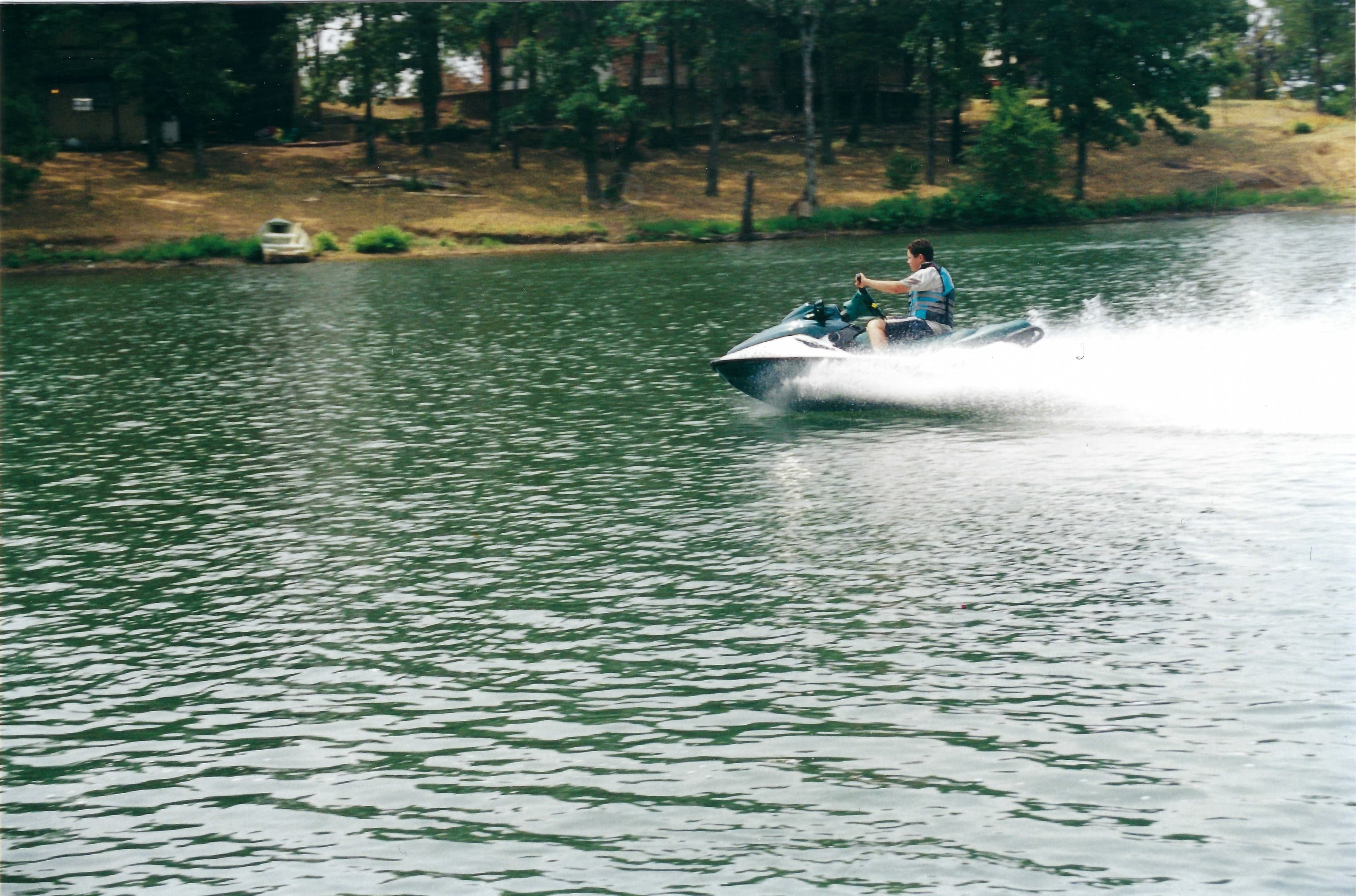 Jason on a jet ski