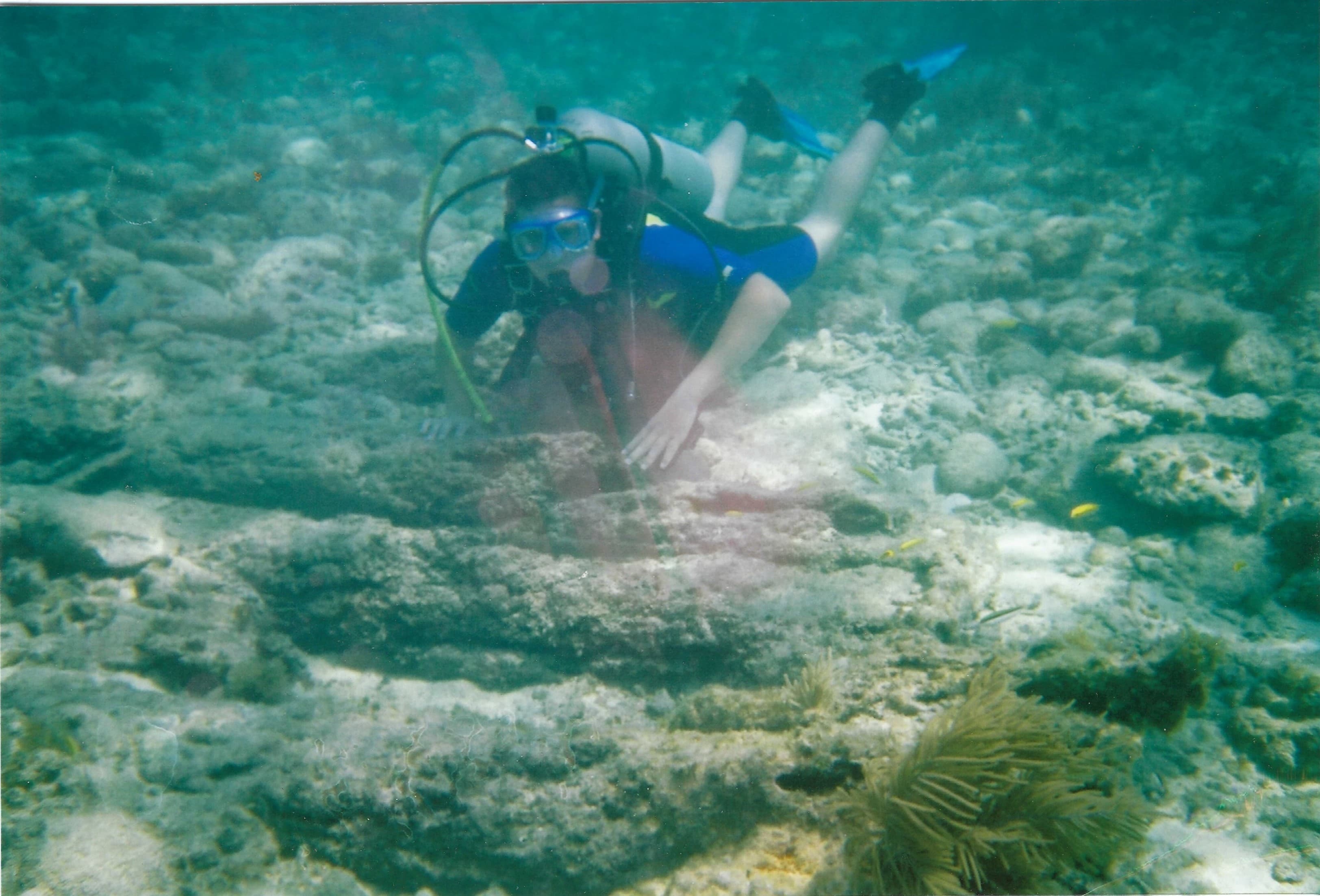 Jason scuba diving